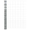 vidaXL Cl&ocirc;ture de prairie Argent&eacute; 25 x 1,5 m Acier galvanis&eacute;