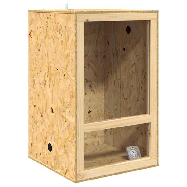 vidaXL Terrarium Marron 50 x 50 x 80 cm OSB