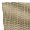 vidaXL Ensemble &agrave; manger de jardin 3 pcs Beige
