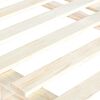 vidaXL Cadre de lit sans matelas avec t&ecirc;te de lit 200x200 cm