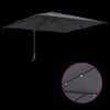 vidaXL Parasol de jardin Anthracite 248,5 x 247,5 x 160 cm