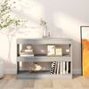 vidaXL Biblioth&egrave;que/S&eacute;parateur de pi&egrave;ce sonoma gris 100x30x72 cm