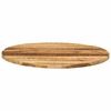 vidaXL Dessus de table &Oslash; 90x2,5 cm rond bois massif de manguier brut