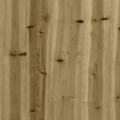 vidaXL Repose-pied de jardin 62x63,5x53,5 cm bois de pin imprégné