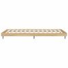 vidaXL Cadre de lit sans matelas ch&ecirc;ne sonoma 90x200 cm