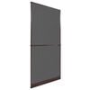 vidaXL &Eacute;cran anti-insectes &agrave; charni&egrave;re Marron et Noir 100 x 215 cm