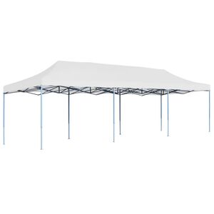 vidaXL Tente de r&eacute;ception pliable 3x9 m Blanc