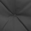 vidaXL Coussins de chaise pivotante lot de 2 Anthracite 50 cm Tissu