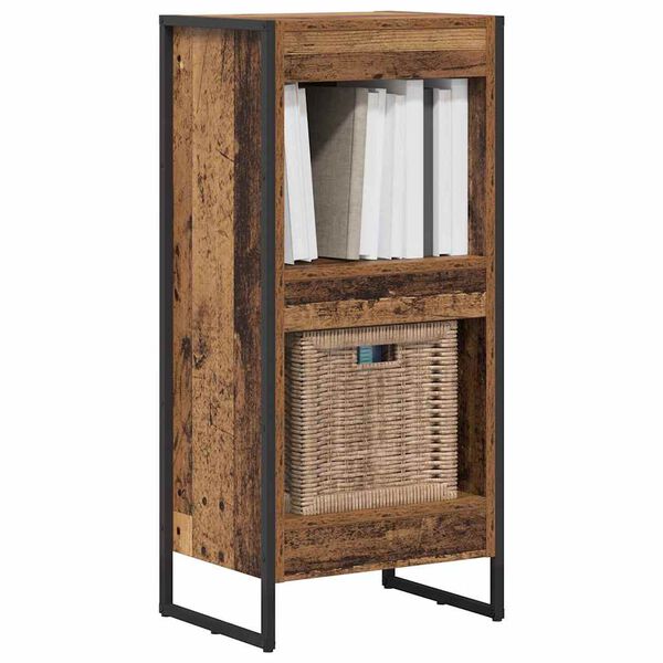 vidaXL Biblioth&egrave;que Bois Ancien 80 x 30 x 155 cm Bois d'ing&eacute;nierie