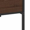 vidaXL Cadre de lit sans matelas ch&ecirc;ne marron 100x190 cm