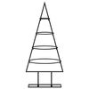 vidaXL Arbre de Noël en métal pour décoration noir 60 cm