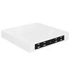 vidaXL &Eacute;tag&egrave;re murale flottante 4 pcs Blanc brillant 23x23,5x3,8cm MDF