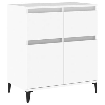 vidaXL Buffet Blanc 60x35x70 cm Bois d'ingénierie