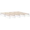 vidaXL Cadre de lit sans matelas blanc 180x200 cm bois massif de pin