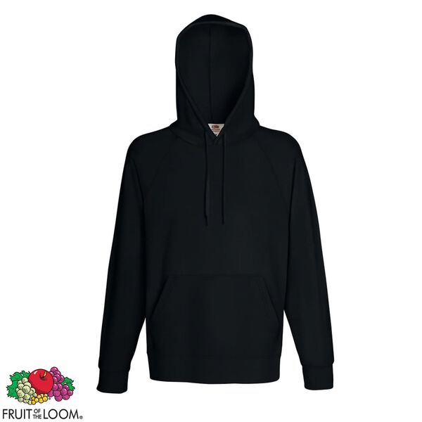 Fruit of the Loom Sweat shirt &agrave; capuche hommes noir XL