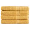vidaXL Serviettes de qualit&eacute; sup&eacute;rieure SOLUND 4 pcs dor&eacute; 600 g/m&sup2;