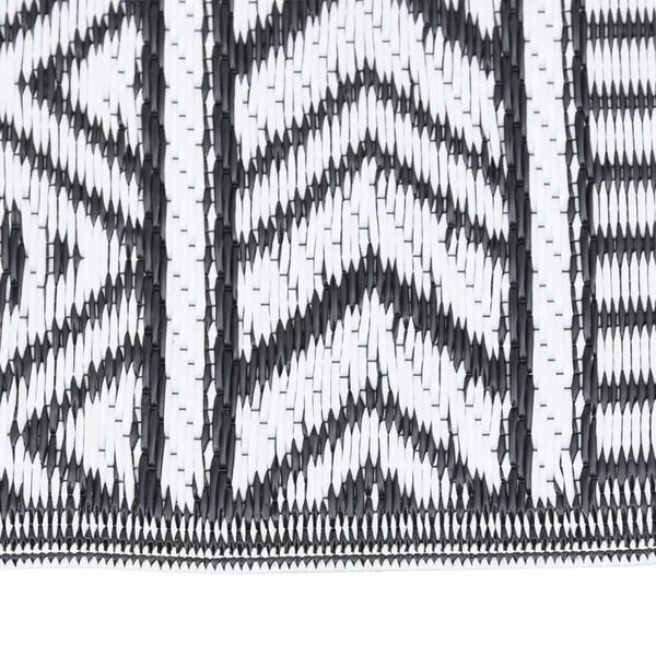 vidaXL Tapis d'extérieur ARAKIL Noir 190x290 cm PP