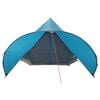 vidaXL Tente tipi avec toit avec &eacute;vent Bleu et gris 600 x 600 x 347 cm