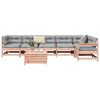 vidaXL Salon de jardin 7 pcs bois massif sapin de douglas