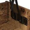 vidaXL Table basse Bois Ancien 80 x 50,5 x 41,5 cm Bois d'ing&eacute;nierie