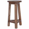 vidaXL Tabouret Naturel 28 x 28 x 50 cm Bois d'Acajou