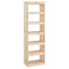 vidaXL Biblioth&egrave;que/S&eacute;parateur de pi&egrave;ce 60x30x199,5 cm pin massif