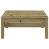vidaXL Repose-pied de jardin bois de pin impr&eacute;gn&eacute;