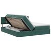 vidaXL Lit de Rangement avec t&ecirc;te de lit 2 pc Vert fonc&eacute;