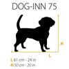 Ferplast Caisse pour chiens Dog-Inn 75 77,4x48,5x54,6 cm Gris