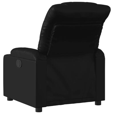 vidaXL Fauteuil inclinable électrique Noir Similicuir