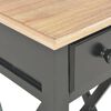 vidaXL Table d'appoint Noir 27 x 27 x 65,5 cm Bois