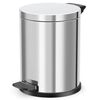 Hailo Poubelle &agrave; p&eacute;dale Solid M 12 L Inox avec bac int&eacute;rieur galvanis&eacute;