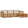 vidaXL Ensemble de canap&eacute;s d'ext&eacute;rieur Naturel 249 x 162,5 x 73 cm