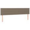 vidaXL Cadre de lit sans matelas taupe 120x190 cm tissu