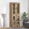 vidaXL Haut Armoire Montage mural Ch&ecirc;ne artisanal 69,5 x 34 x 180 cm