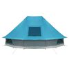 vidaXL Tente Tipi familiale Tipi avec toit Bleu 680 x 430 x 270 cm