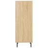vidaXL Buffet chêne sonoma 34,5x32,5x90 cm bois d'ingénierie