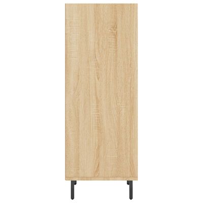 vidaXL Buffet chêne sonoma 34,5x32,5x90 cm bois d'ingénierie