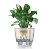 LECHUZA Jardini&egrave;re CLASSICO LS 28 ALL-IN-ONE blanc brillant 16040