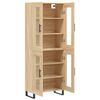 vidaXL Buffet haut Ch&ecirc;ne sonoma 69,5x34x180 cm Bois d'ing&eacute;nierie