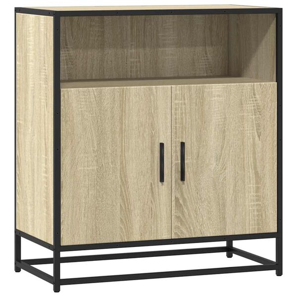 vidaXL Buffet ch&ecirc;ne sonoma 68x35x76 cm bois d'ing&eacute;nierie