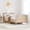 vidaXL Cadre de lit sans matelas 75x190 cm bois de pin massif