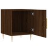 vidaXL Table de chevet ch&ecirc;ne marron 40x40x50 cm bois d&rsquo;ing&eacute;nierie