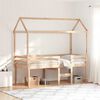 vidaXL Lit haut sans matelas 90x190 cm bois de pin massif