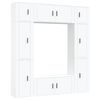 vidaXL Ensemble de meubles TV 8 pcs Blanc Bois d'ing&eacute;nierie