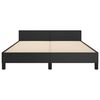 vidaXL Cadre de lit sans matelas noir 140x200 cm similicuir