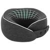 vidaXL Coussin de voyage pour le cou Gris fonc&eacute;