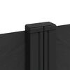 vidaXL Auvent lat&eacute;ral r&eacute;tractable noir 100x600 cm