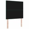 vidaXL T&ecirc;te de lit LED avec des lumi&egrave;res &agrave; LED Vert 90 cm Polyester