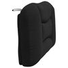 vidaXL Coussin de t&ecirc;te de lit Hvar noir 100 cm tissu